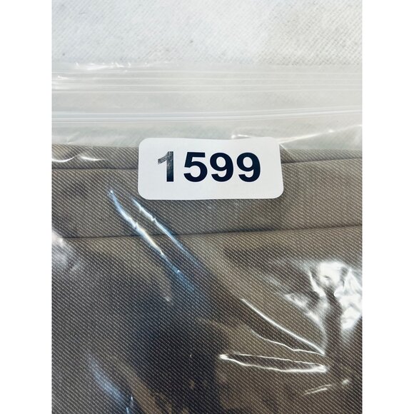 Baroni Couture Men 100% Wool Dress Pants Sand 44L Flat Front Classic Fit Luxury - Picture 14 of 14